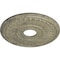 Ekena Millwork Melonie Ceiling Medallion (Canopies up to 6 3/8"), 16"OD x 3 5/8"ID x 3/4"P, Castle Stone Crackle CM16MLCSC - alternate 2